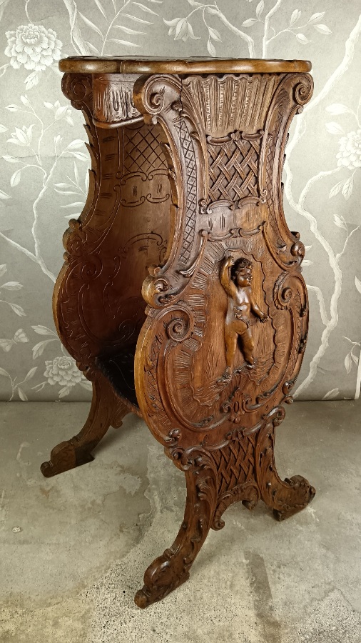 Italian Walnut Carved Stand (7).jpg